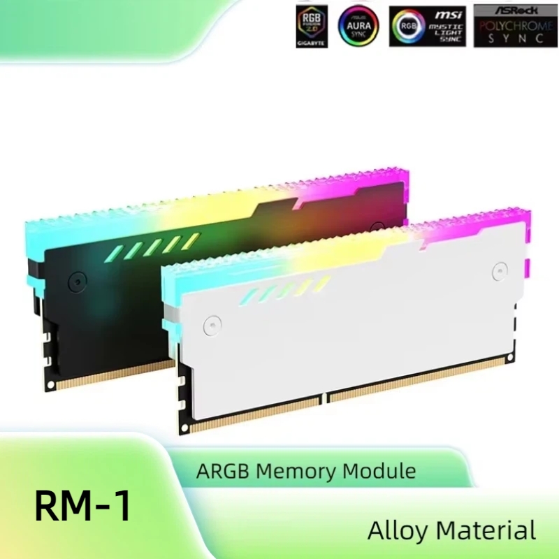 Ddr2 Ram - PC-Speicher-Kühlkörper RM-1 RAM-Kühlweste 5V-3PIN ARGB RAM