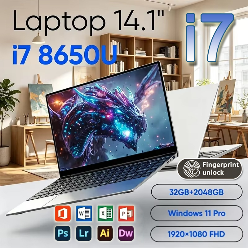 Ddr4 32Gb - Handy 2026 Neuer Ultra-Slim 14,1-Zoll-Laptop Intel
