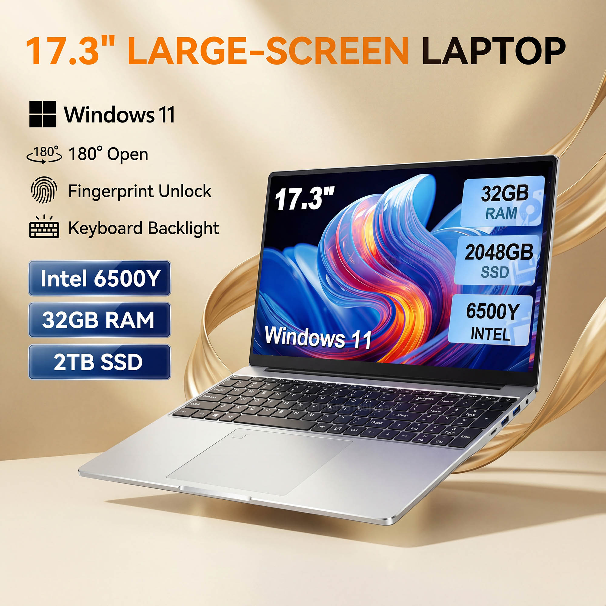 Ddr3 Ram - HOT 17,3-Zoll-Laptop mit großem Bildschirm, Intel