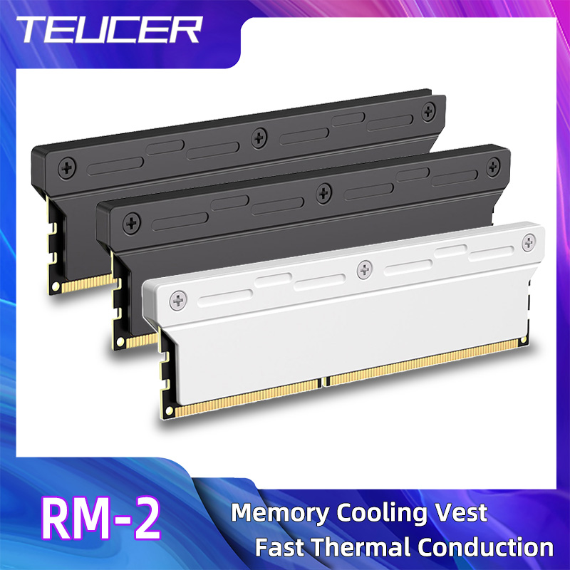 Ddr2 Ram - TEUCER Computer RAM-Speicher-Kühlkörperkühler mit wärmeleitendem Pad