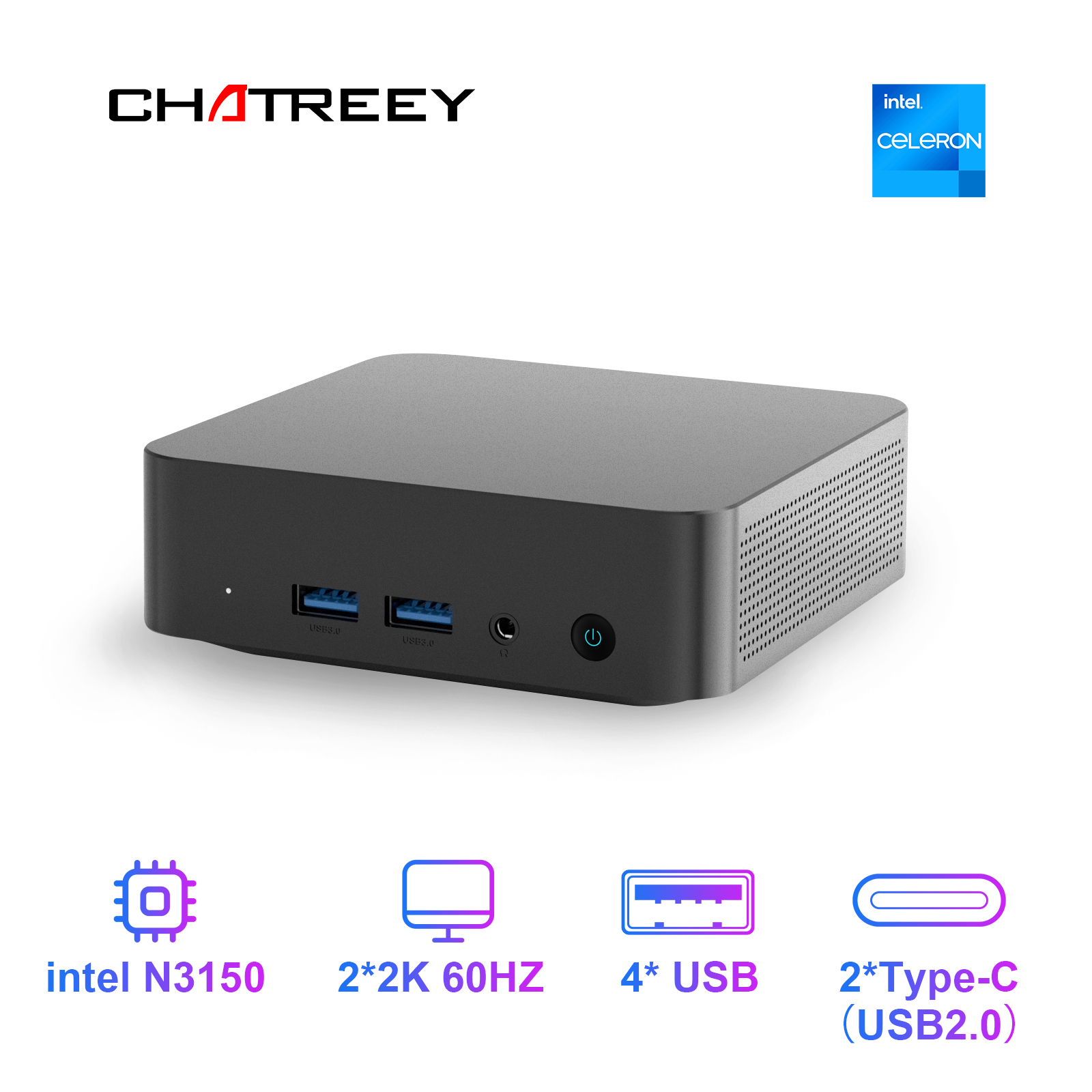 Ddr3 8Gb - Chatreey Mini-PC T9 N3150 DDR3 WIFI5
