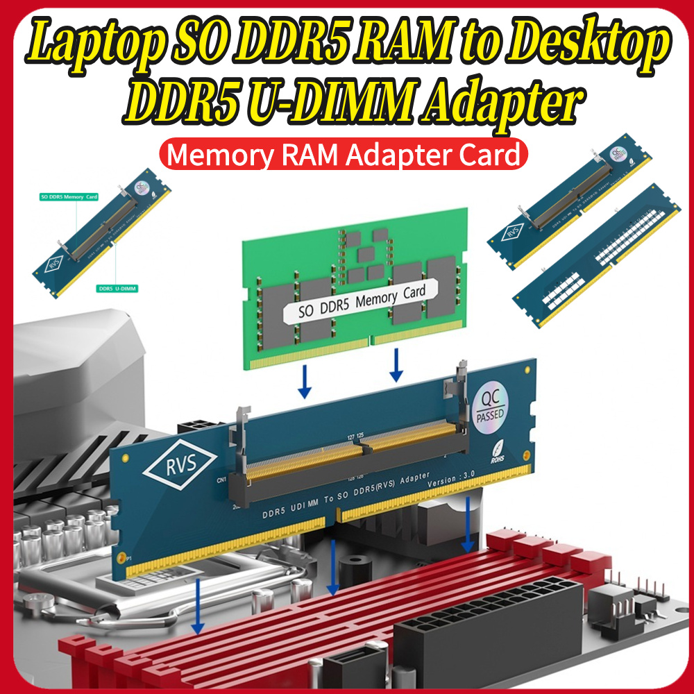 Ram Memory Module - Laptop SO DDR5 RAM zu Desktop
