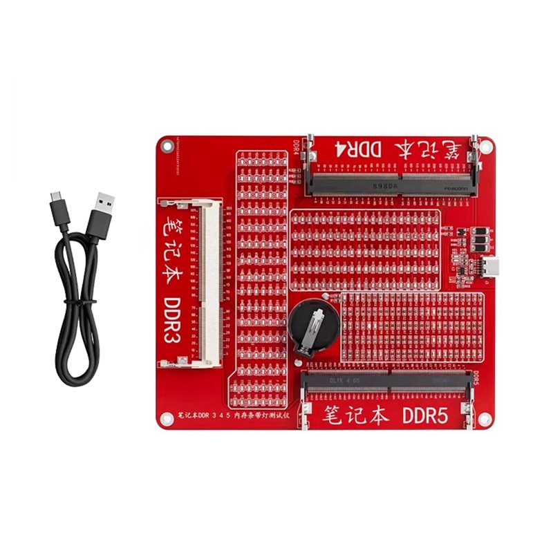 Ram Memory Module - SCLS DDR3/4/5 Speichertester Universelles RAM-Modul-Analysegerät Fehlerbehebungswerkzeug