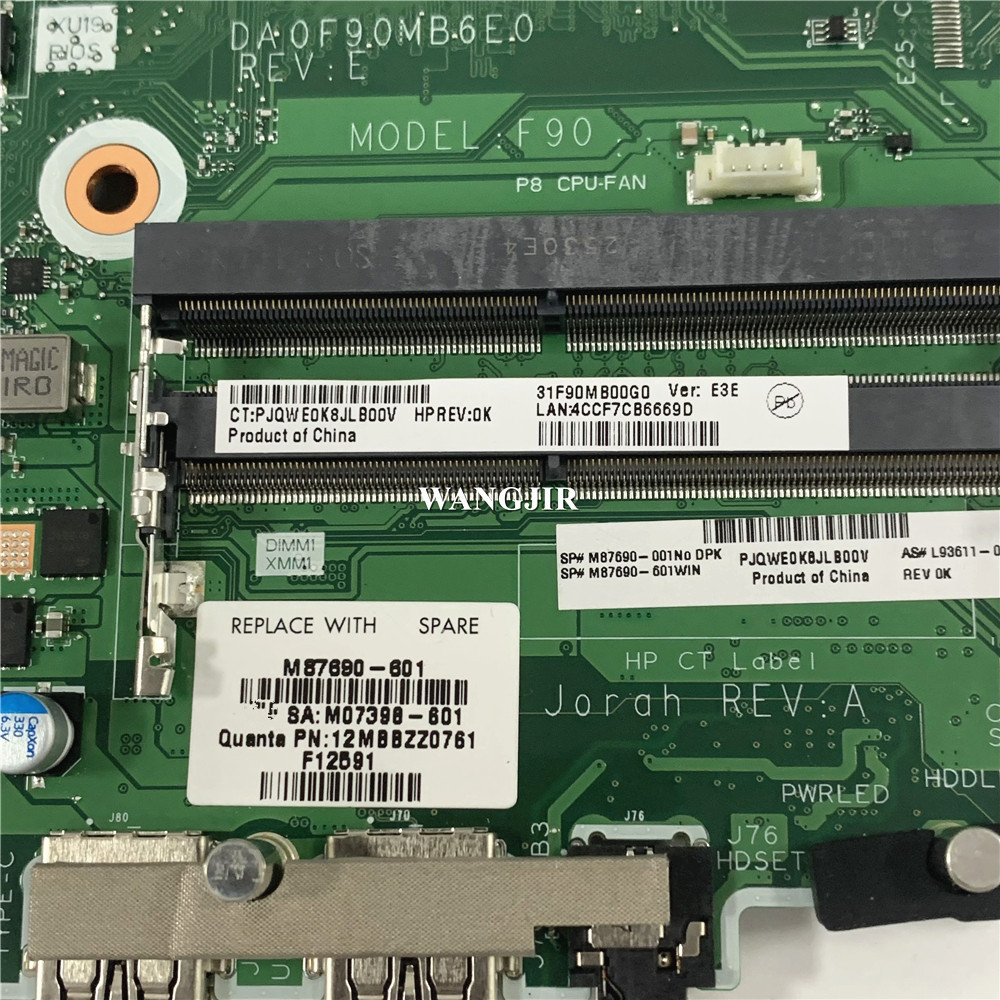 F90 Für HP 260 G4 Motherboard  – Ddr4 16Gb Bewertung und Preis