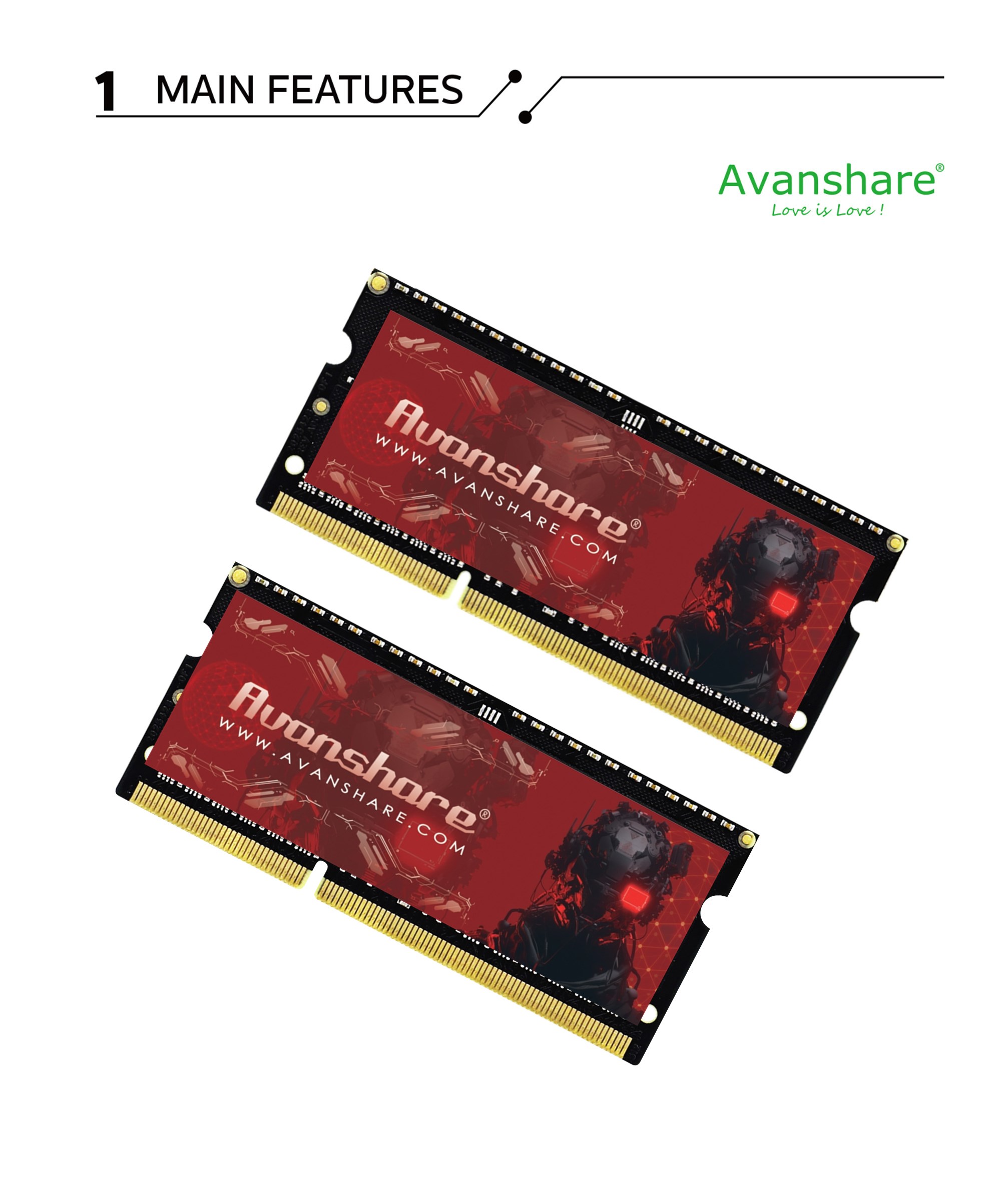 Avanshare RAM-Speicher DDR5 DD – Ddr4 3200 16Gb Bewertung und Preis