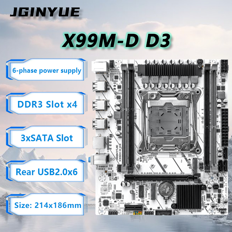 JGINYUE X99 Motherboard LGA201 – Ecc Ram Server Bewertung und Preis